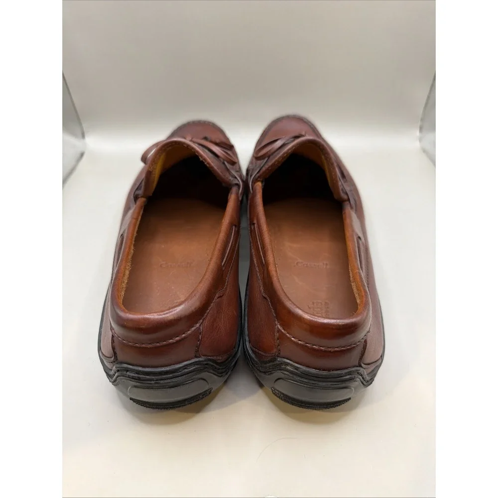 New Allen Edmonds Cassell‎ Men's Tassel Driving Loafers 10 D Chili Leather